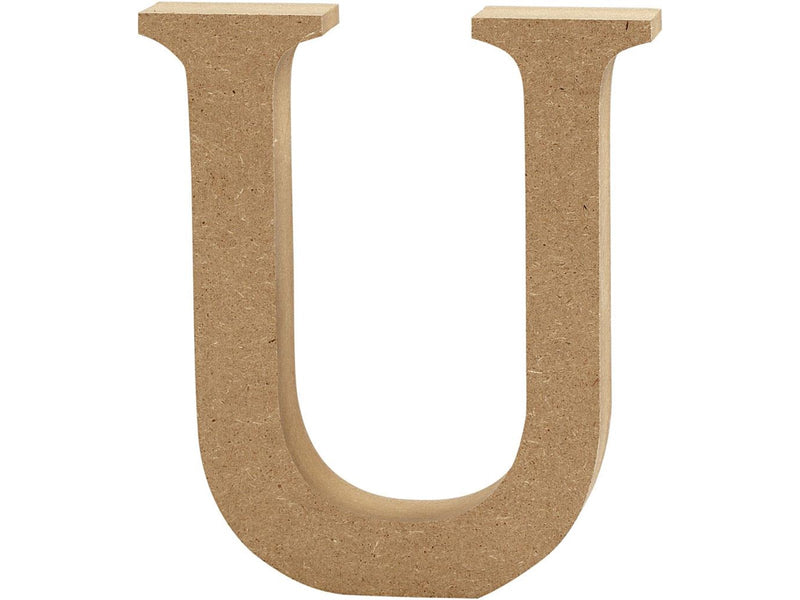 Creativ Company Letter U MDF 8cm 1pc.