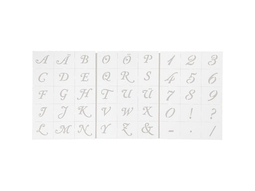 Creativ Company - Letters and Numbers Template