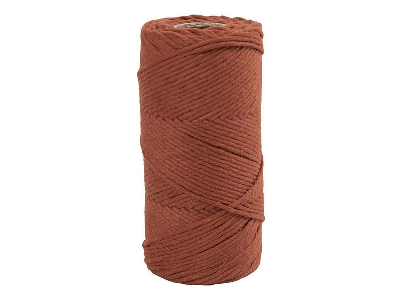 Creativ Company - Macrame Cord - Burnt Orange 198m