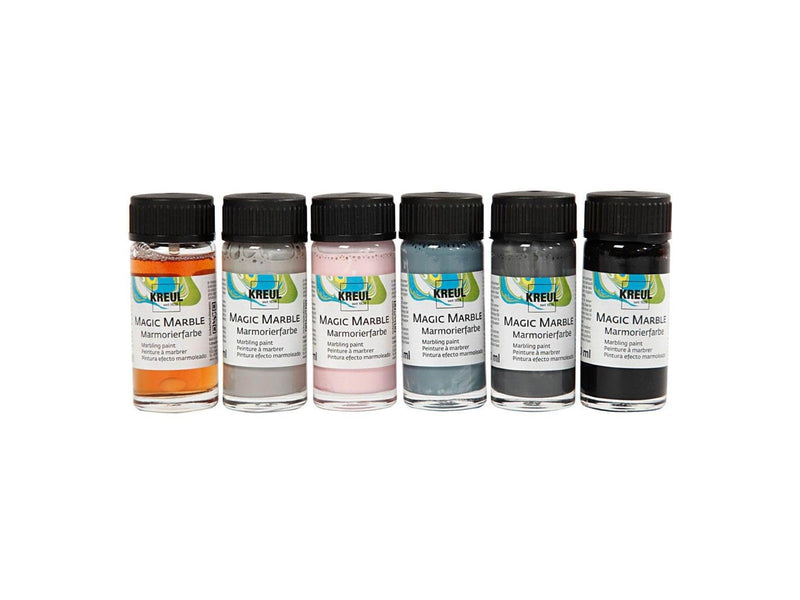 Creativ Company Magic Marble Paint Pastel Colors 6x20ml
