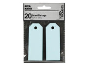 Creativ Company - Manila Labels Light Blue 20 pcs.
