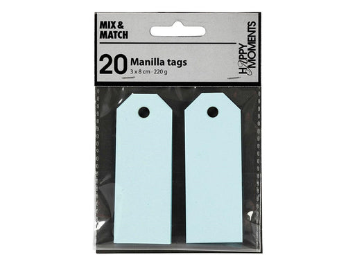 Creativ Company - Manila Labels Light Blue 20 pcs.