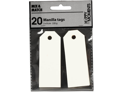 Creativ Company - Manila Labels Off-white 20 pcs.