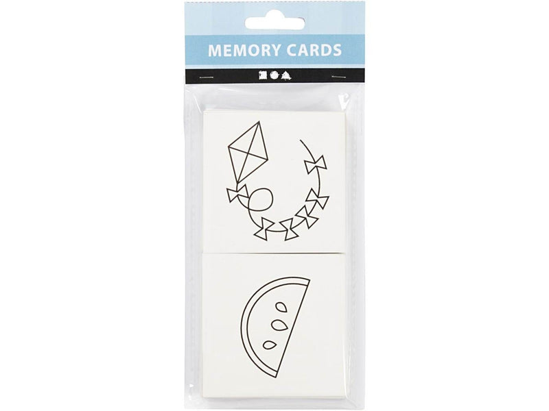 Creativ Company - Memo Cards White 13 Pairs