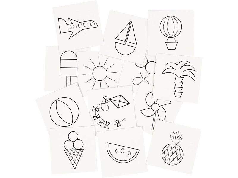 Creativ Company - Memo Cards White 13 Pairs