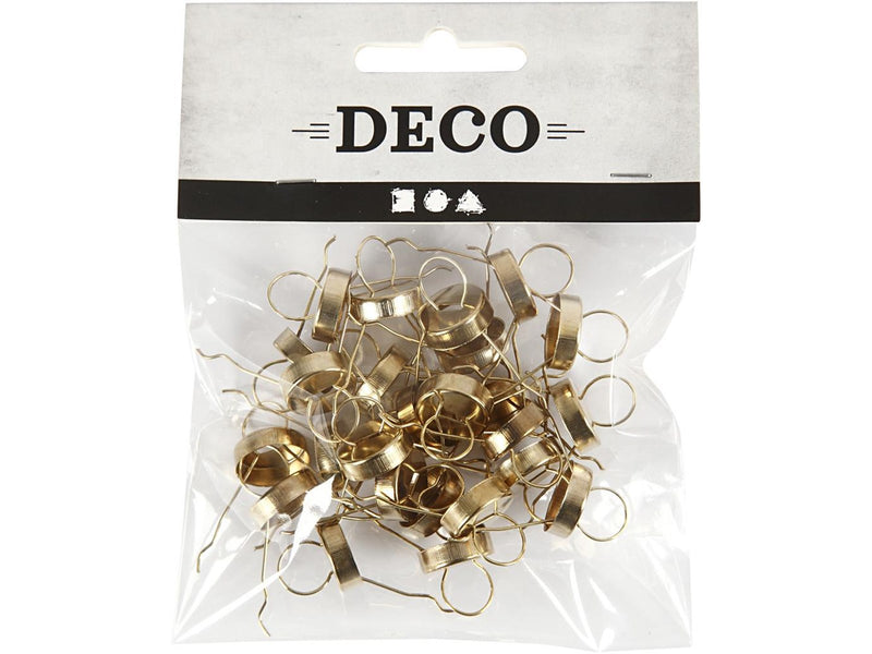 Creativ Company - Metal Pendant Gold 25pcs.