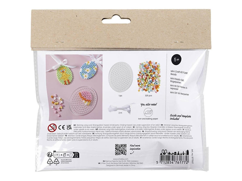 Creativ Company Mini Hobby Set Ironing Beads Hanging Egg Decorations