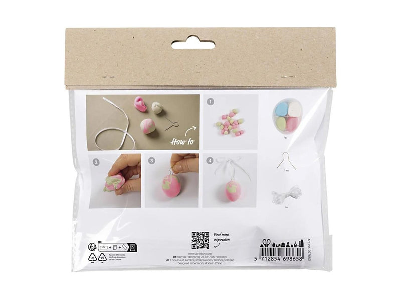Creativ Company - Mini Hobby Set Modeling Marbled Eggs