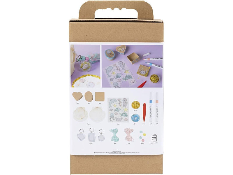 Creativ Company - Mini Hobby Set - Shells and Keychains