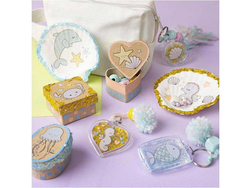 Creativ Company - Mini Hobby Set - Shells and Keychains