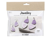Creativ Company - Mini Hobbyset Jewelry Earrings Purple