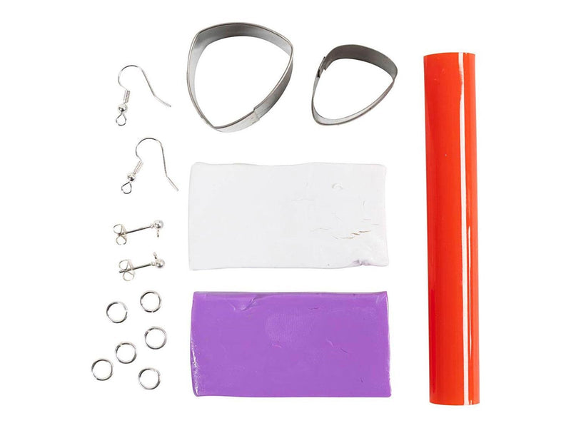 Creativ Company - Mini Hobbyset Jewelry Earrings Purple