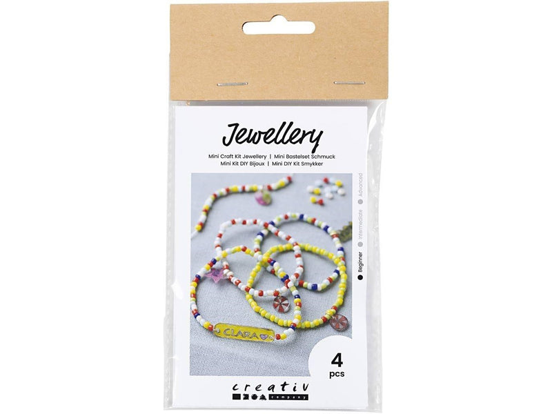 Creativ Company - Mini Hobbyset Jewelry Shrink Film Bracelets Yellow