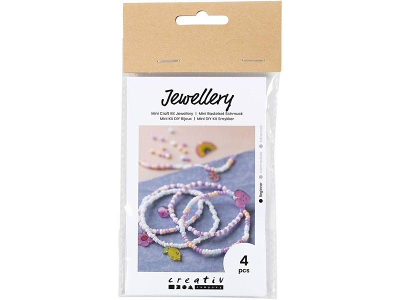 Creativ Company - Mini Hobbyset Jewelry Shrink Wrap Bracelets Purple