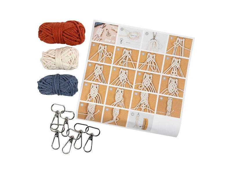 Creativ Company - Mini Hobbyset Macrame Keychains