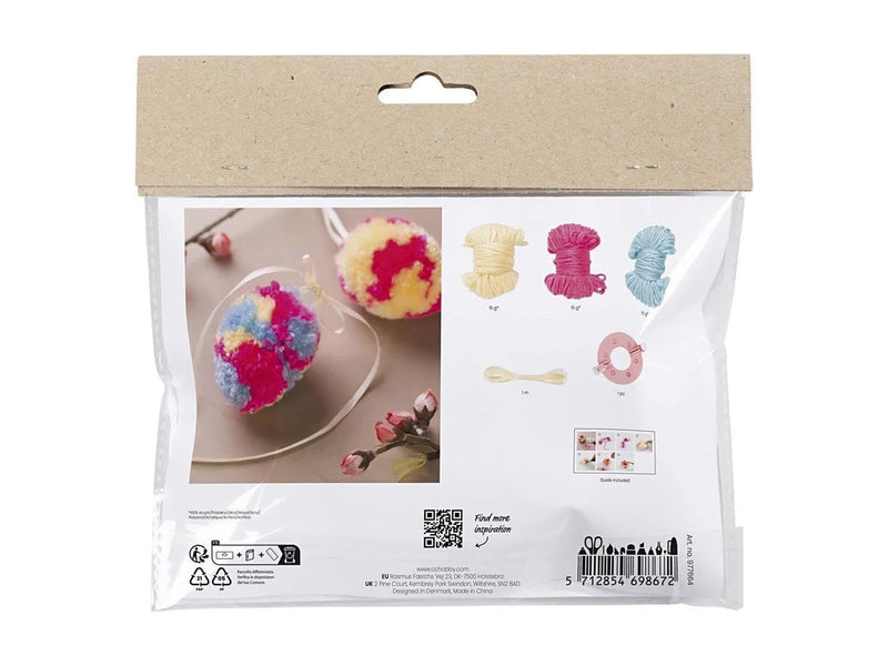 Creativ Company - Mini Hobbyset Pompom Egg 2pcs.