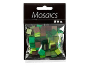 Creativ Company - Mini Mosaic Green Glitter 10x10mm 25 grams