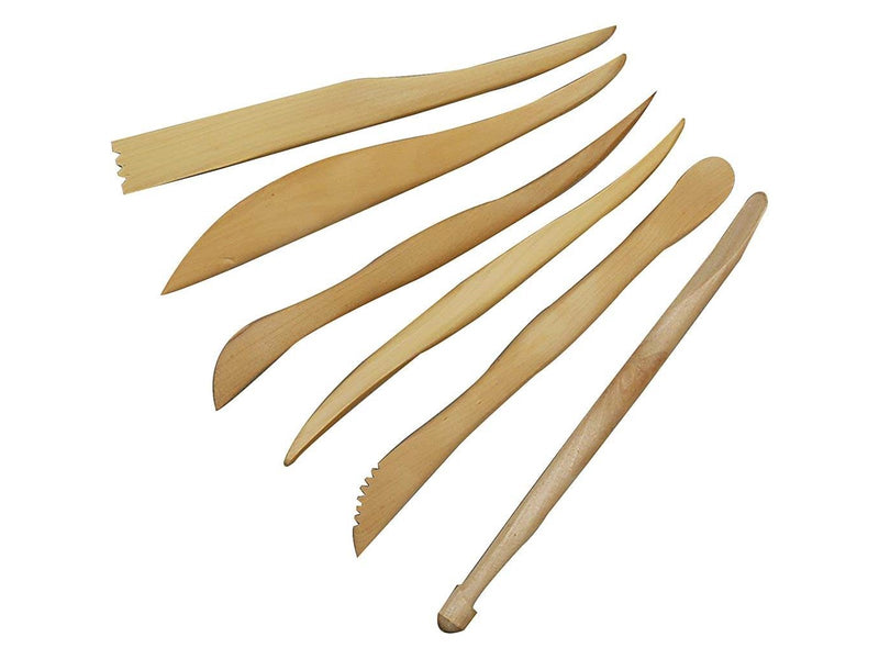 Creativ Company Modeling Tool Set Wood 6 pcs.