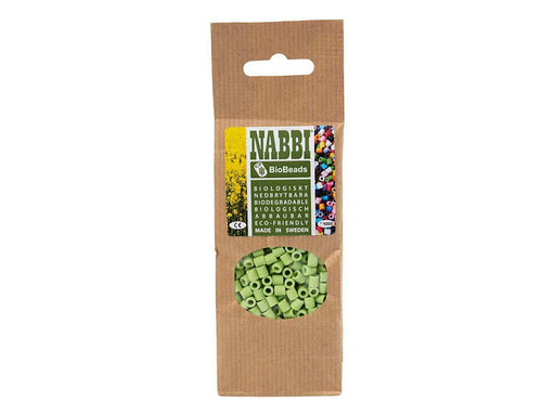 Creativ Company NABBI BioBeads 5x5mm Pastel Green - 1000pcs.