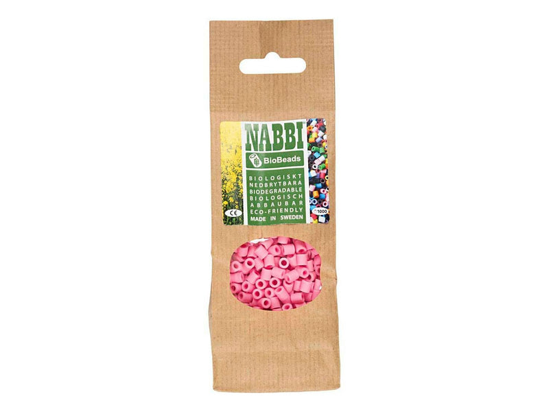 Creativ Company NABBI BioBeads 5x5mm Pink - 1000pcs.