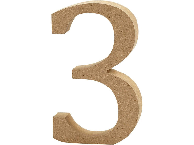 Creativ Company Number 3 MDF 13cm 1pc.