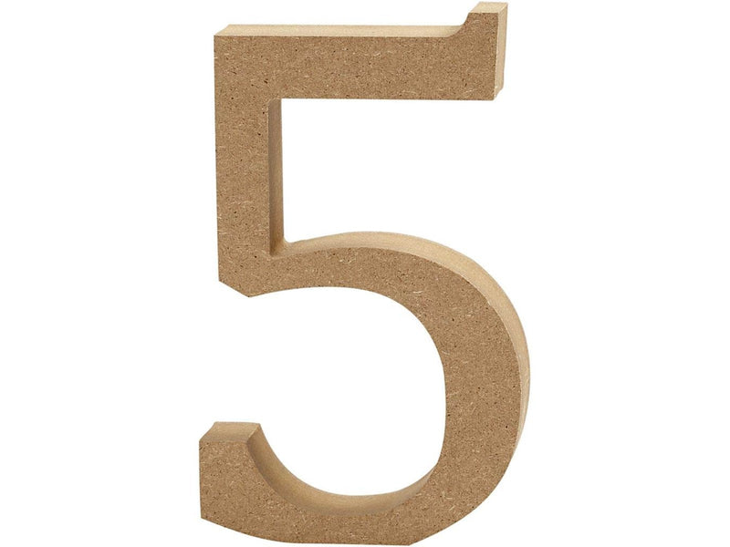 Creativ Company Number 5 MDF 13cm 1pc.