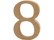 Creativ Company Number 8 MDF 8cm 1pc.
