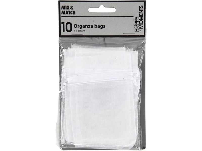 Creativ Company - Organza Bags with Ribbon Closure