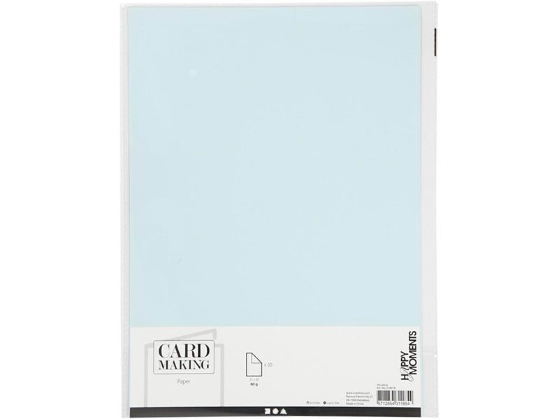 Creativ Company Paper Light Blue A4 80gr 20pcs.