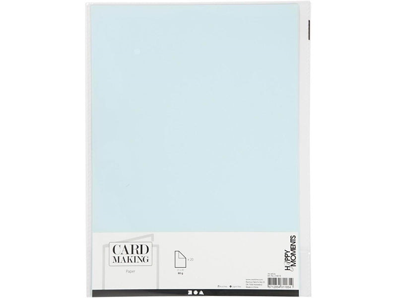 Creativ Company Paper Light Blue A4 80gr 20pcs.