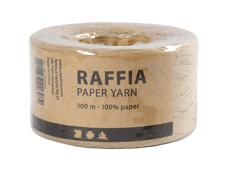 Creativ Company Paper Raffia Yarn Sand Color 100m
