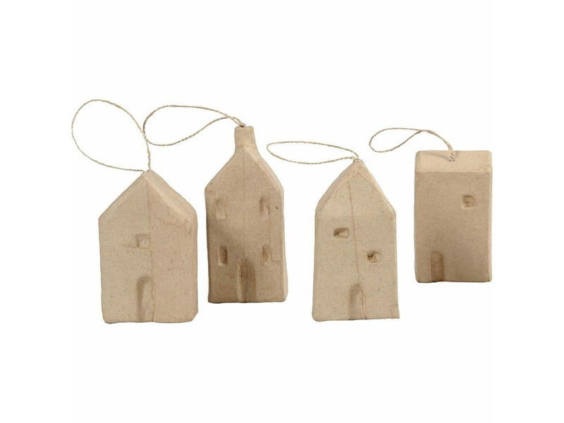 Creativ Company Paper mache houses 4 pcs.