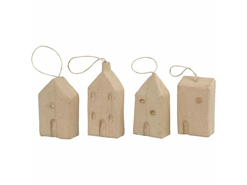 Creativ Company Paper mache houses 4 pcs.