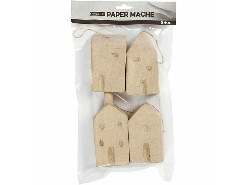 Creativ Company Paper mache houses 4 pcs.