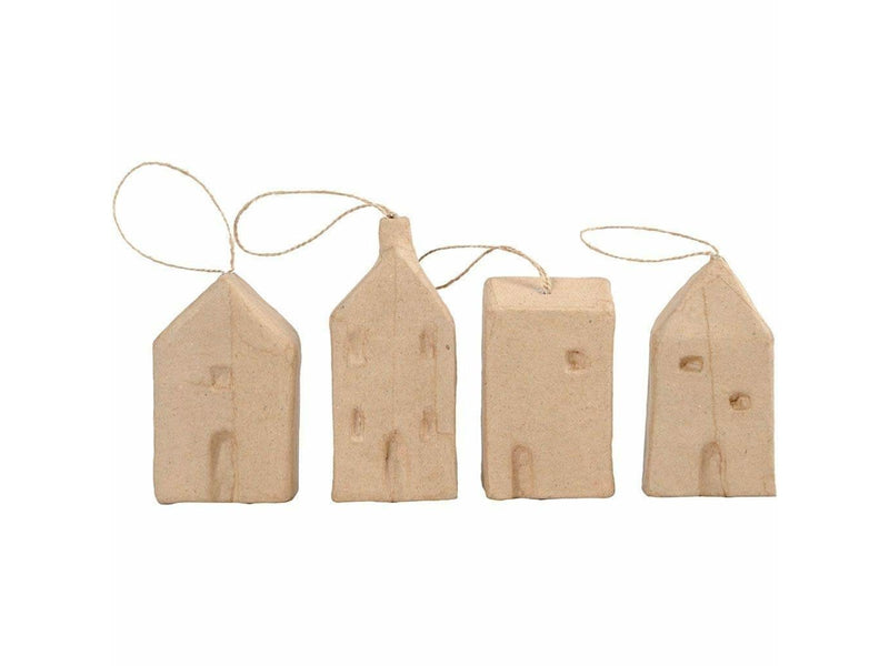 Creativ Company Paper mache houses 4 pcs.