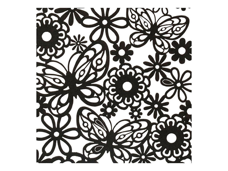 Creativ Company - Patterned Cardboard Black 10 pcs.