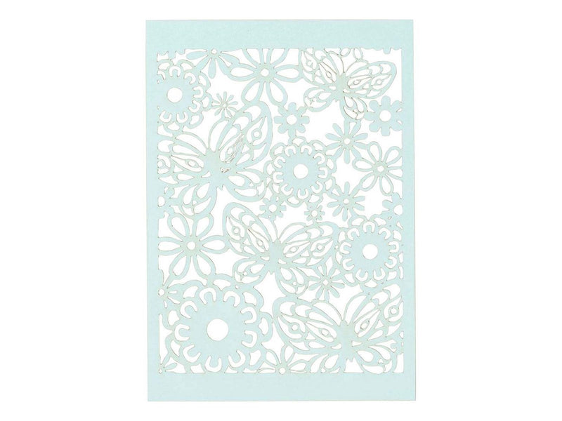 Creativ Company - Patterned cardboard Light blue 10 pcs.