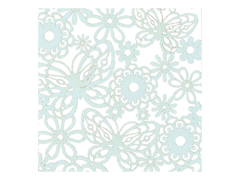 Creativ Company - Patterned cardboard Light blue 10 pcs.