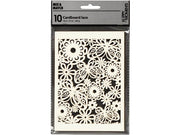 Creativ Company - Patterned cardboard Off-white 10 pcs.