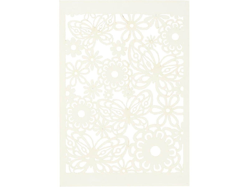 Creativ Company - Patterned cardboard Off-white 10 pcs.