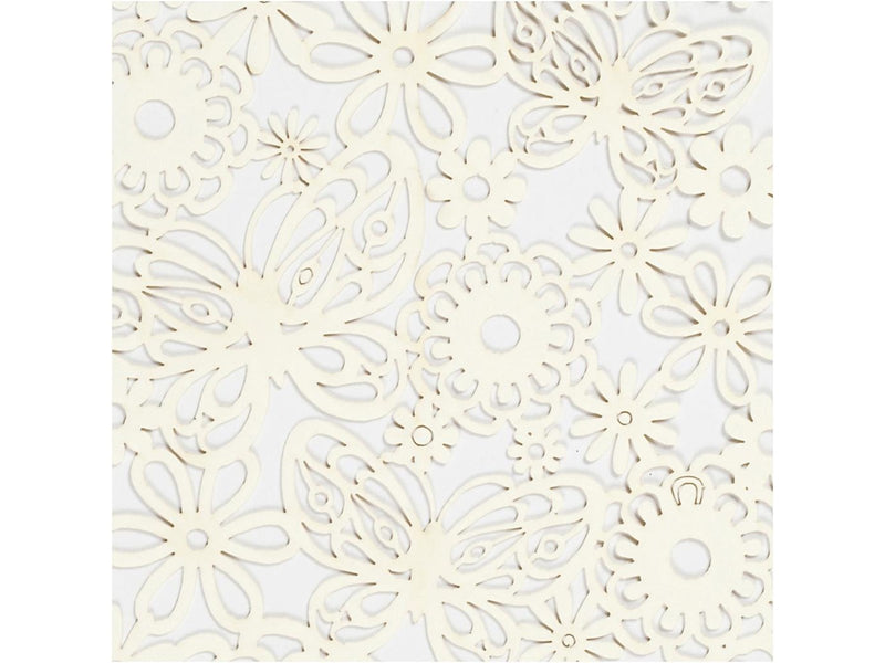 Creativ Company - Patterned cardboard Off-white 10 pcs.