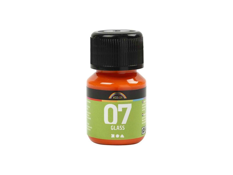 Creativ Company Permanent Glass Paint - Orange 30ml