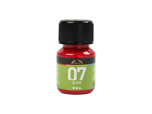 Creativ Company Permanent Glass Paint - Red 30ml