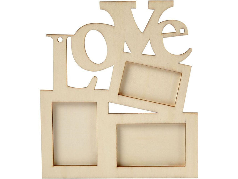 Creativ Company Photo Frame Love Wood