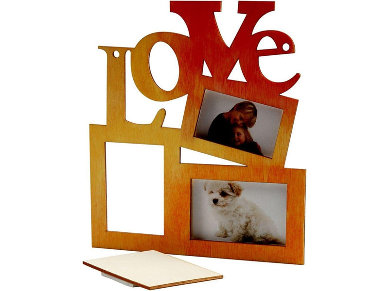Creativ Company Photo Frame Love Wood