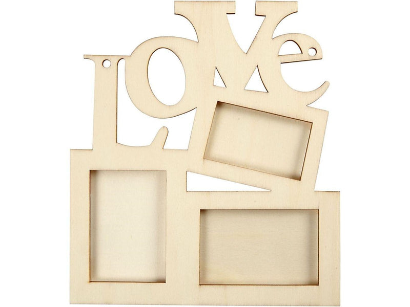 Creativ Company Photo Frame Love Wood