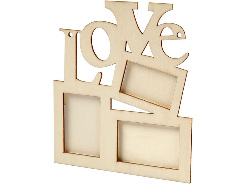 Creativ Company Photo Frame Love Wood