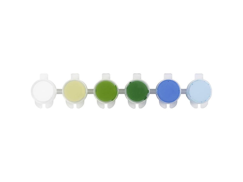 Creativ Company Plus Color Acrylic Paint Blue and Green Harmony - 6x5ml.