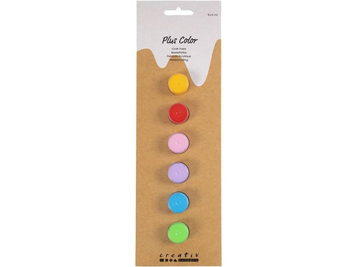 Creativ Company Plus Color Acrylic Paint Colorful - 6x5ml.