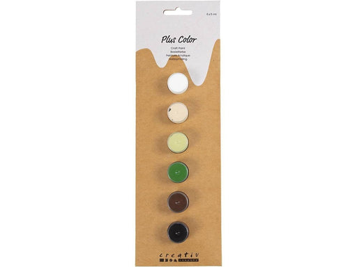 Creativ Company - Plus Color Acrylic Paint Natural Colors - 6x5ml.